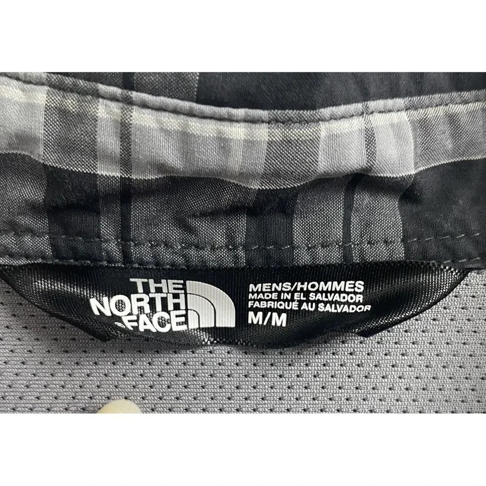 The North Face Men's Gray Plaid‎ Long Sleeve Button Down Dress Shirt Sz. M